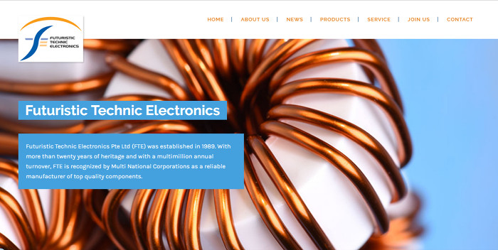 Alpha Web Portfolio - Futuristic Technic Electronics