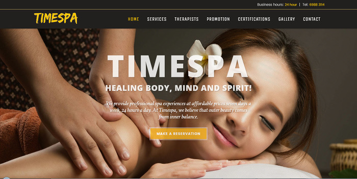 Alpha Web Portfolio - TimeSpa